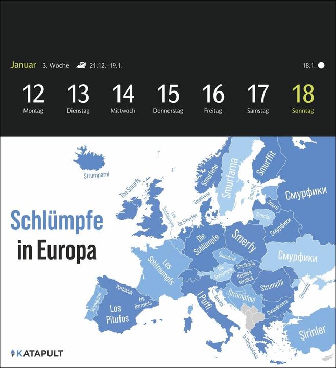 Actual product image Harenberg Katapult Postkartenkalender 2026 - 53 Infografiken, die deine Sicht auf die Welt verändern (German)