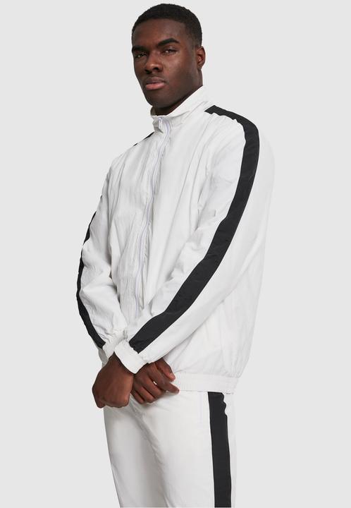 Actual product image Urban Classics Striped Sleeve Crinkle Track Jacket (XXL)