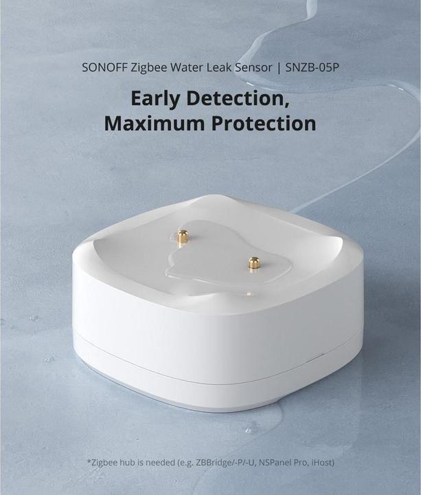 Produktbild Sonoff SNZB-05P ZigBee Wasserleck Sensor