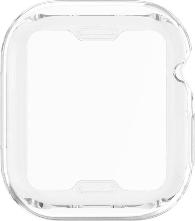 Actual product image Cover-Discount Apple Watch 10 - 42mm - Rubber protection case metal look