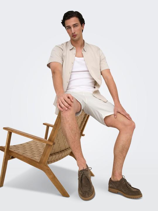 Actual product image Only & Sons Onskian Reg Seersucker Shorts (XS)