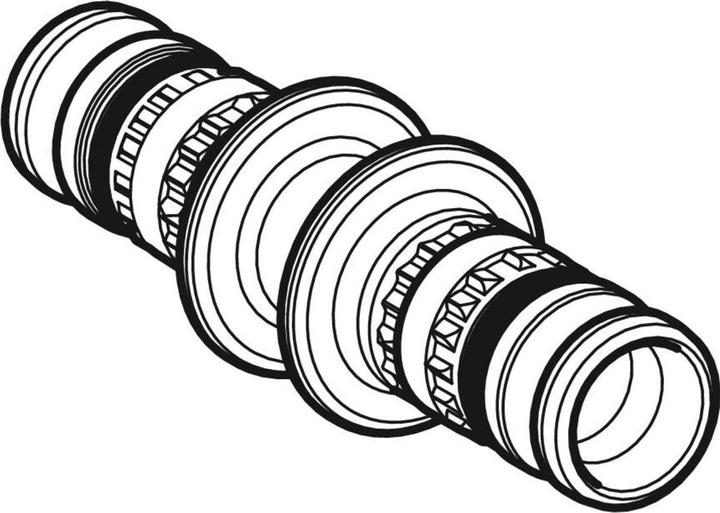 Actual product image Geberit Mepla press fitting coupling plastic 63 mm 627.505.00.5 (Press connection)