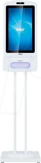 Image du produit Allnet Ecran 21 pouces, terminal de désinfection zbh. Pied, couleur blanche
