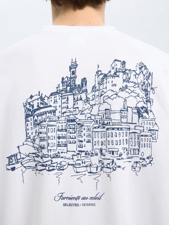 Produktbild Selected Homme Loose Fit Print T-Shirt (XXL)