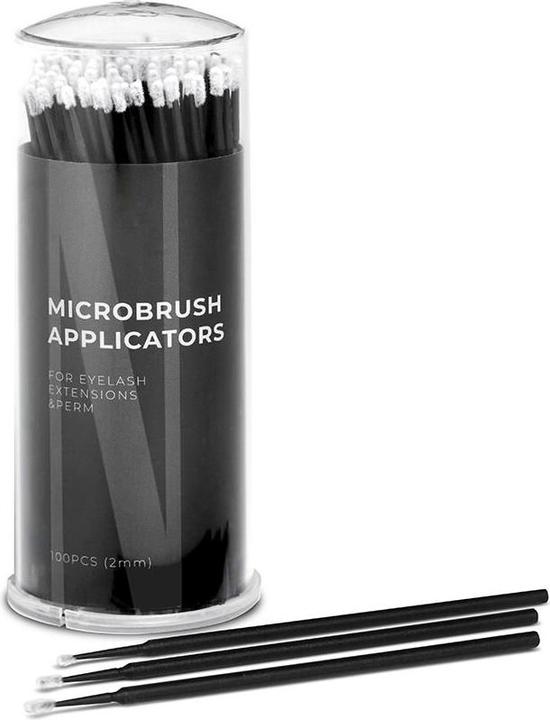 Actual product image NoName Microbrush Applicators 100 Pieces Eyelash Disposable Extensions 2mm (Artificial eyelashes)