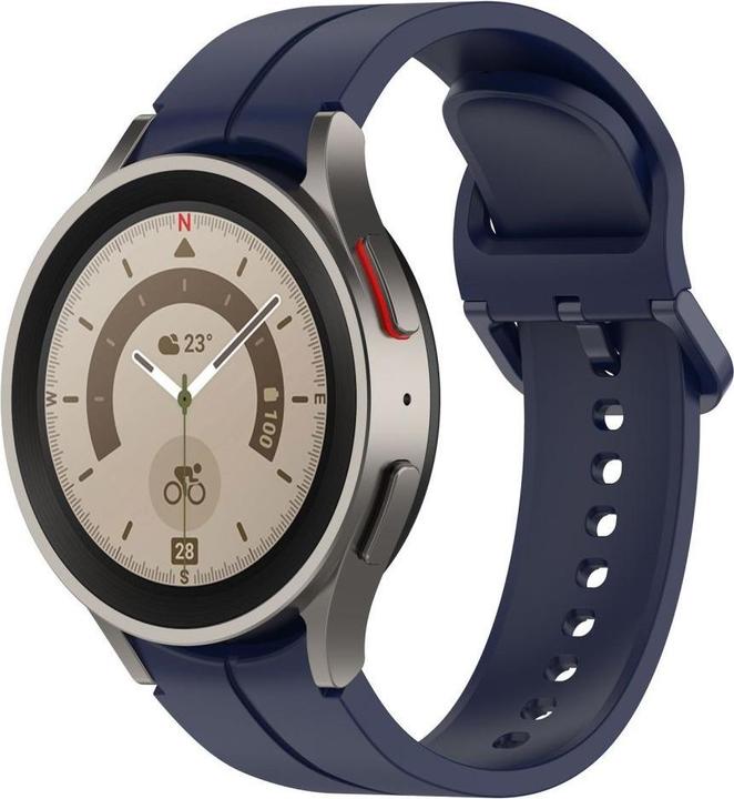 Actual product image OEM Strap Silicone strap for GARMIN FENIX 3 / 3HR / 5X / 6X / 6X Pro / 7X / 7X Pro dark blue (12) (Silicone)