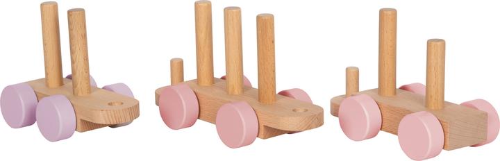 Actual product image small foot Holzzug rosa