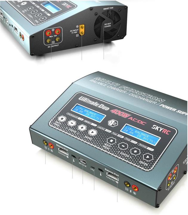 Immagine prodotto SkyRC D400 Ac/Dc 2x200w