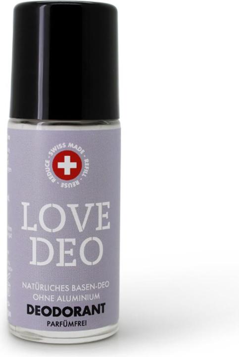 Produktbild Schnarwiler LOVE DEO Basen Deodorant ohne Aluminium parfümfrei Roll-on (Roll-on, 50 ml)