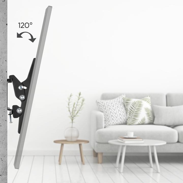 Image du produit Hama Support TV mural, inclinable, 117 cm (46") jusqu'à 25 kg (Mur, 46.06", 25 kg)