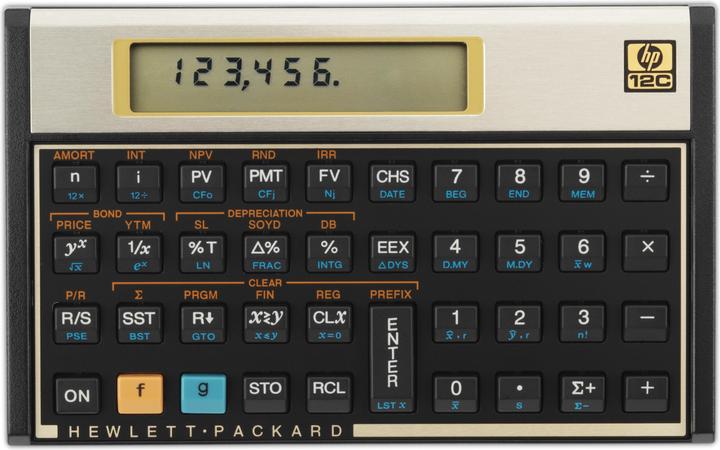 Produktbild HP 12C Financial Programmable Calculator (Batterien)