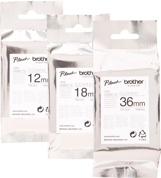 Produktbild Brother Tzecl3 12-Mm-Bandkassette (Kopfreinigung) (1.20 cm, Schwarz)