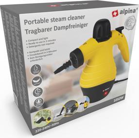 Actual product image alpina Steam cleaner Portable