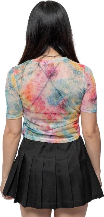 Actual product image The Beatles Womens/Ladies Sgt Pepper Mesh Crop Top (L)