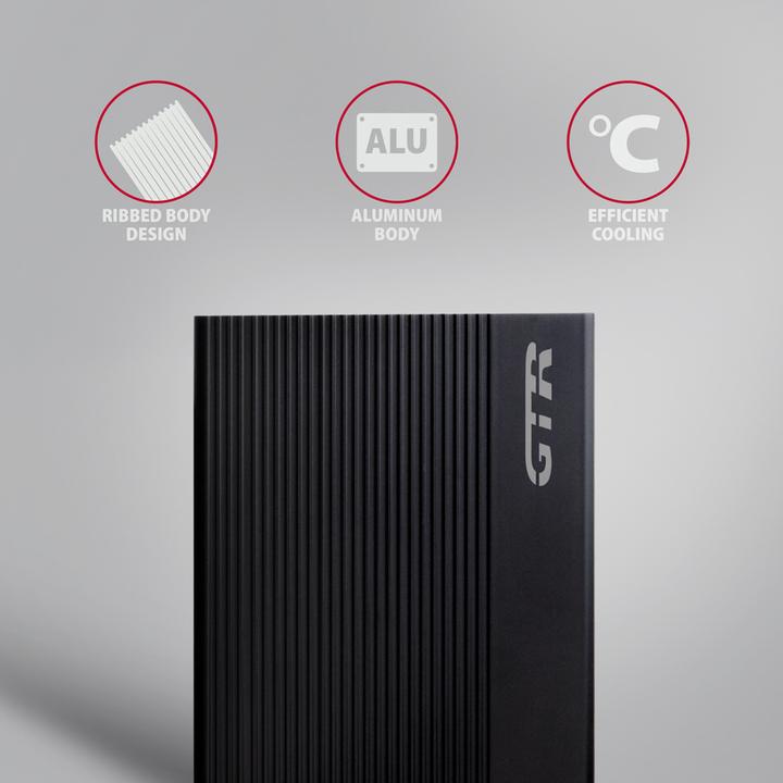 Immagine prodotto Axagon EE35-GTR, scatola USB-C - SATA 3.5" RIBBED, ÄernÃ½ (3.5")