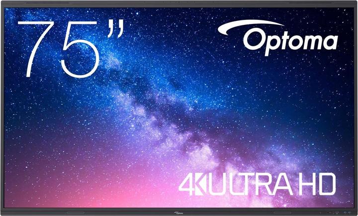 Optoma 5753RK 75 pollici 400cd/m2 UHD Interactive 4K Multi-Touch Display Android 13 Integrated Google Pl (3840 x 2160 pixel, 75")