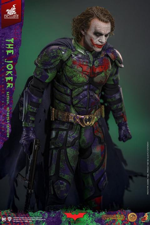 Actual product image Hot Toys The Dark Knight "The Joker - Batman Imposter Version" Exclusive Artisan Edition 1/6 Action Figure