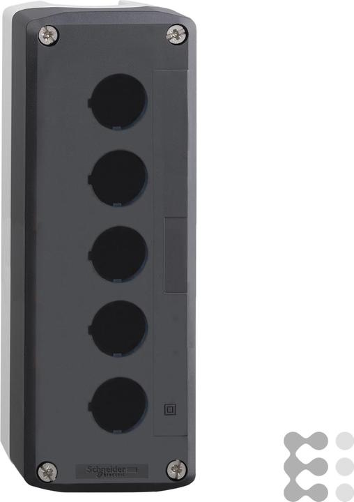 Image du produit Schneider Electric Boîtier bouton-poussoir 22mm 5 trous gris