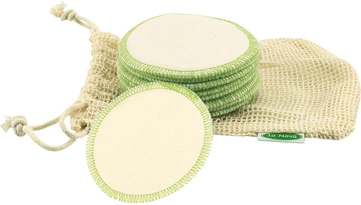 Io Nova Wattepads mit Wäschebeutel 12er Set