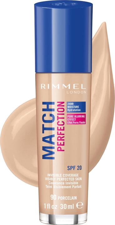 Image du produit Rimmel London Match Perfection SPF20 (90 Porcelaine)