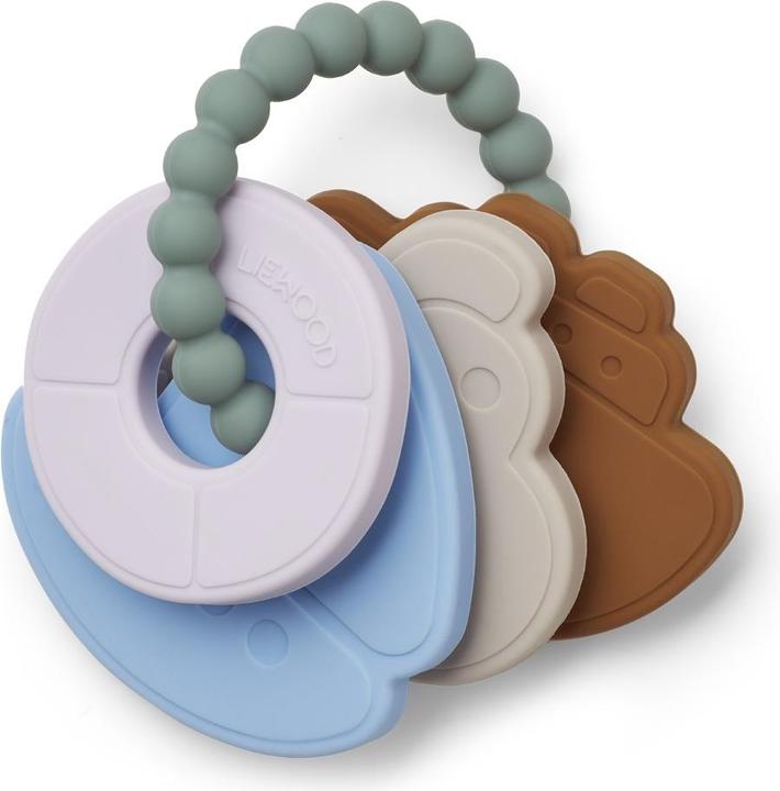 Actual product image Liewood Richard Beiss gripping toy Multi Mix