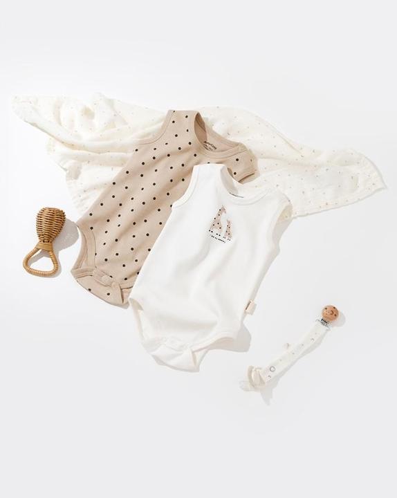 Actual product image BabyCosy 2 Pcs Sleeveless Body (80)