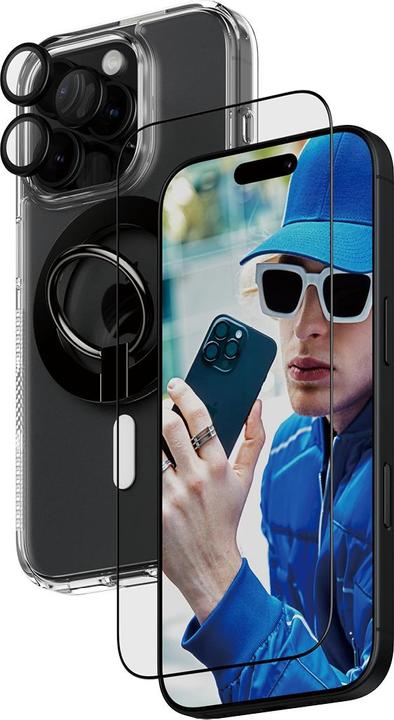 Actual product image PanzerGlass 4-in-1 Protection Bundle (1 Piece, Apple iPhone 16 Pro)