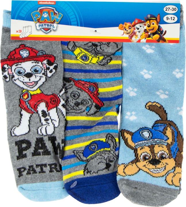 Tinisu Paw Patrol Socken 3 Paar Unisex-Socken Outdoor-Socken (27 - 30, 31 - 34, 23 - 26)