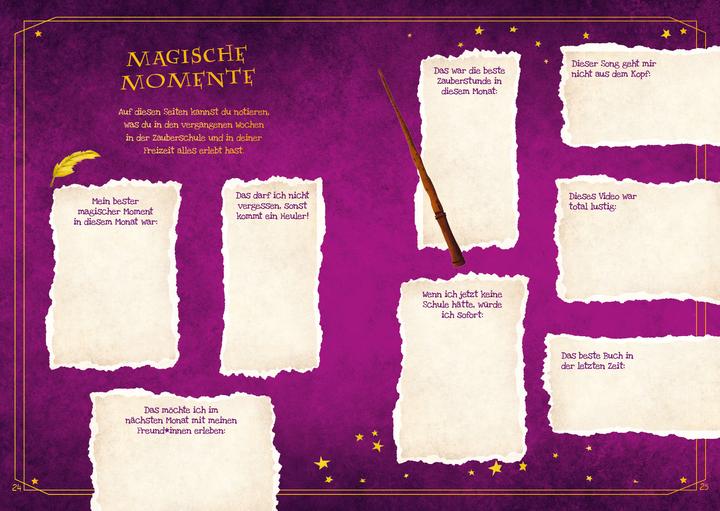 Actual product image My school calendar for Harry Potter fans 2025/2026 (German)