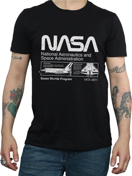 Immagine prodotto Nasa Maglietta da uomo in cotone Space Shuttle (M)
