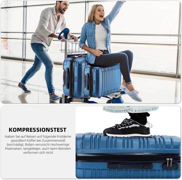 Actual product image Beibye Hartschalen-Trolley Koffer 2088 (45 l, Hand luggage (up to 50 litres))