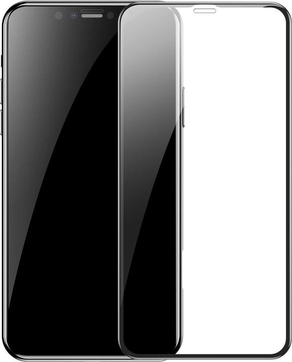 Produktbild Baseus 0.3mm Full-screen and Full-glass Tempered Glass Film(2pcspack+Pasting Artifact) for iP XS Max/11... (2 Stück, Apple iPhone XS Max, Apple iPhone 11 Pro Max)