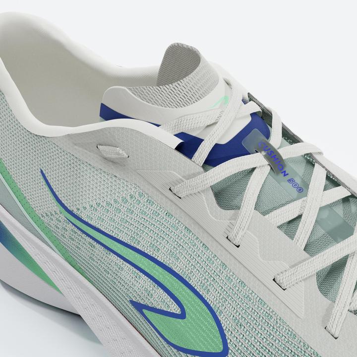 Image du produit Kiprun Chaussures de Running Homme - Cushion 500 Blanc Vert (45)