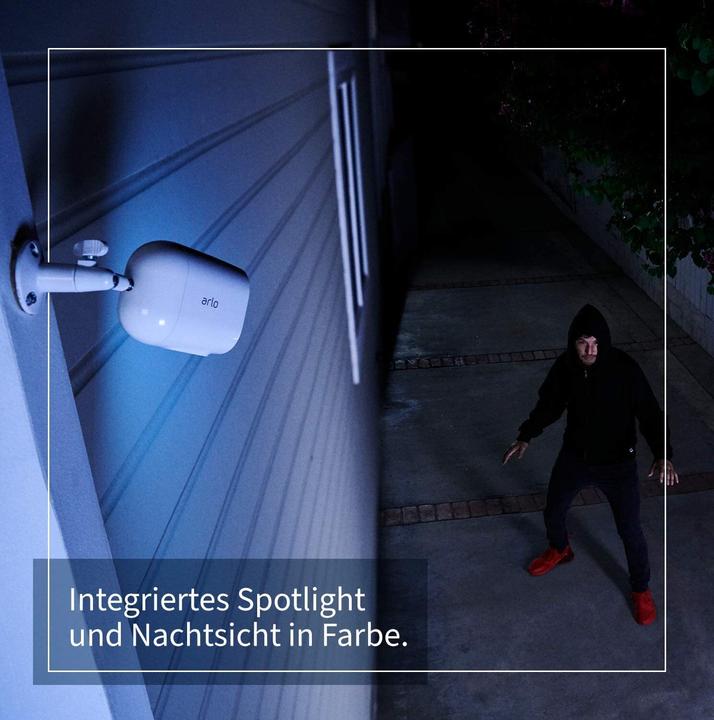 Actual product image Arlo Essential Spotlight, single camera white (1920 x 1080 Pixels)
