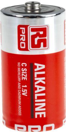 Rs Pro 1.5V Alkaline C Batteries (20 pcs., C, 7500 mAh)