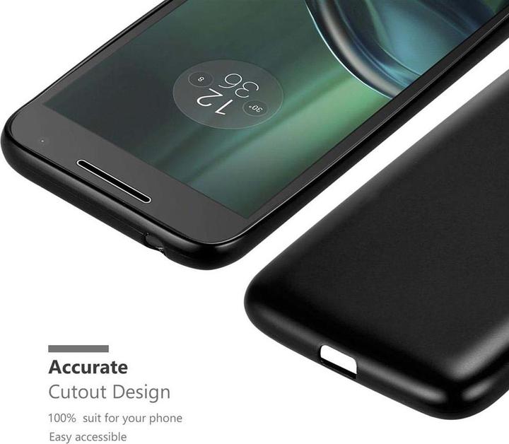 Actual product image Cadorabo TPU Matt Metallic Cover (Motorola Moto G4 Play)