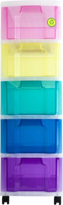 Actual product image Really Useful Box Drawer unit Rainbow (30 x 42 x 93 cm)