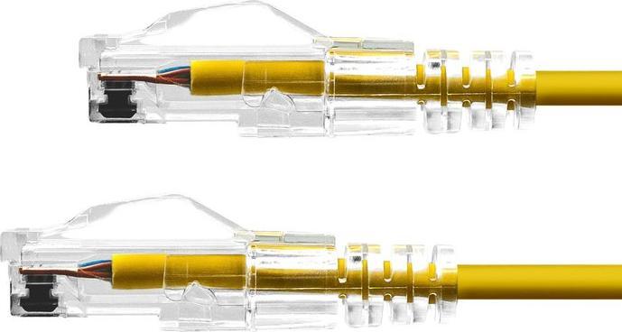 Image du produit ProXtend Slim U/UTP CAT6 LSZH AWG 28 Jaune 3M (U/UTP, CAT6, 3 m)