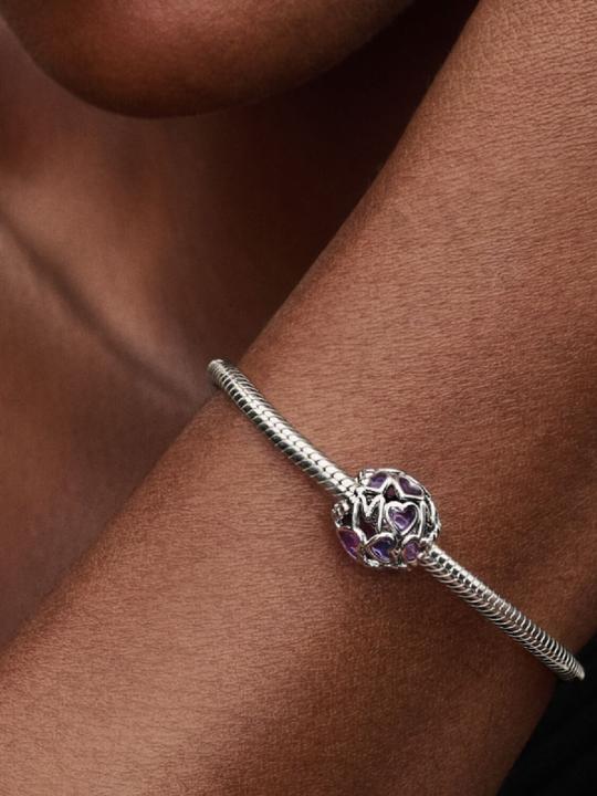 Image du produit Pandora Coeurs Maman (Vernis émail, Argent massif)