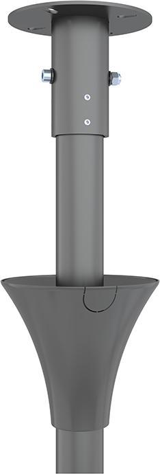 Actual product image Multibrackets M Pro Series Enclosure Floor to Ceiling Mount B2B 55" Medium Black