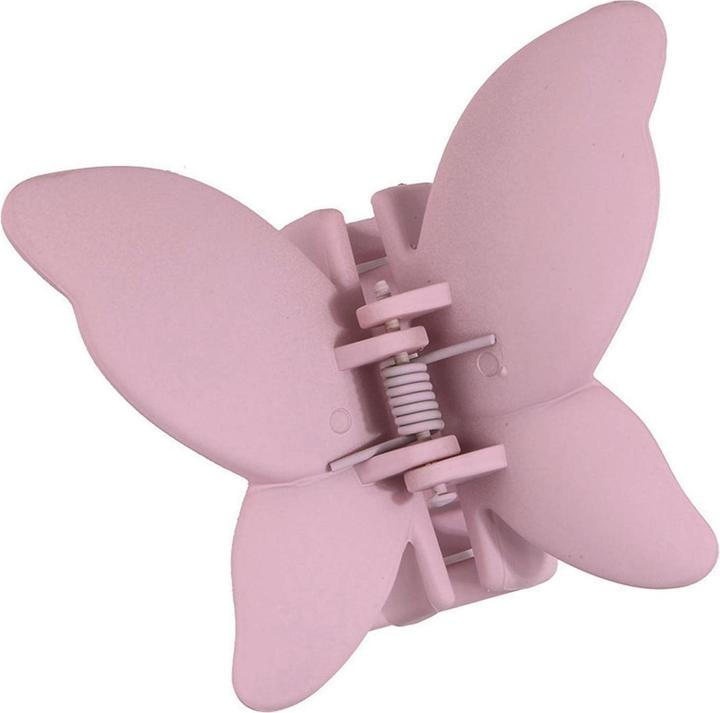 ASMI Haarkralle, Haarklammer Schmetterling Rosa