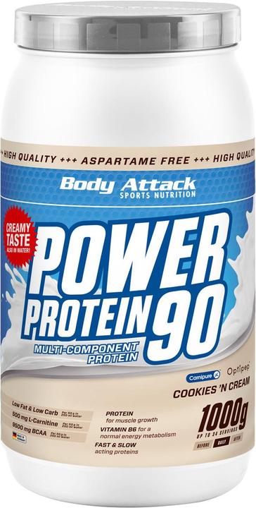 Produktbild Body Attack New Power Protein 90 (1000g Dose) (Vanille, 1 Stk., 1000 g)