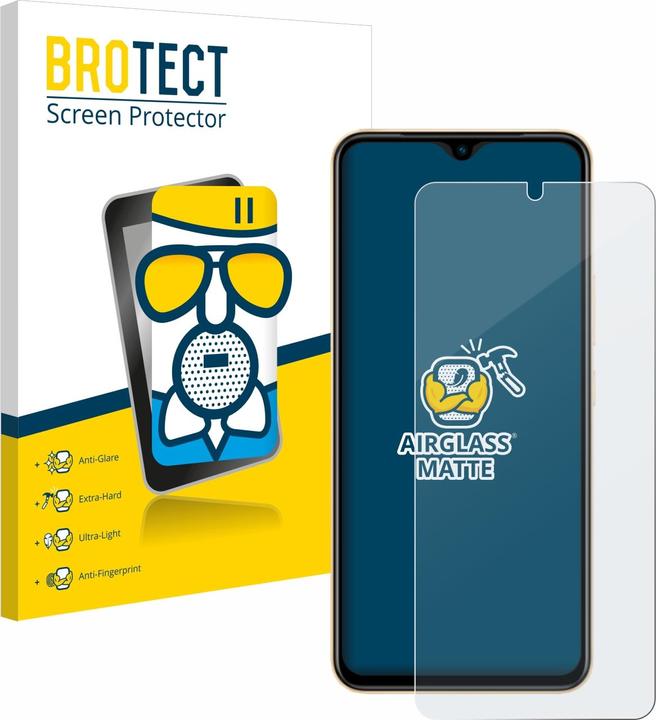 Produktbild BROTECT AirGlass Panzerglasfolie Matt (1 Stück, Vivo X80 Lite)