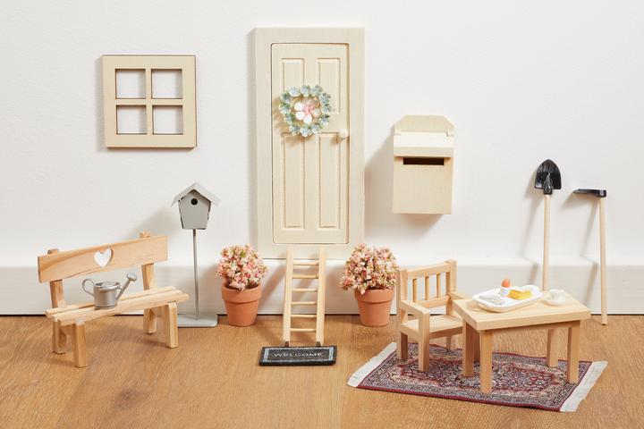 Produktbild Hobby Fun Wichtel-Set Tisch, Bank & Stuhl