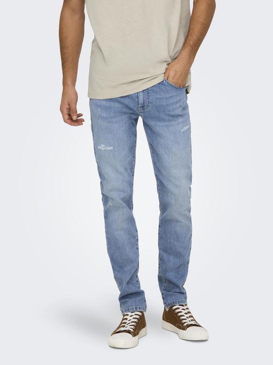 Image du produit Only & Sons ONSLOOM Niedrige Taille Slim Fit Jeans Slim Fit Jeans (W33/L34)