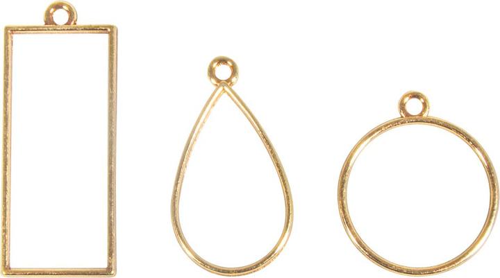 Rayher Metall- Fassung: Anhnger gold (Metall)
