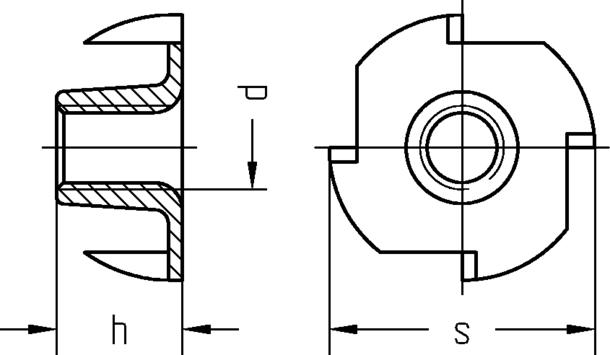 Produktbild Werkstarck Einschlagmuttern (M5)