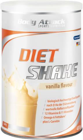 Produktbild Body Attack Diät Shake (430g Dose) (Erdbeer, 1 Stk., 430 g)