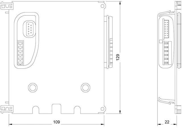Actual product image Siemens Backplane bus module 3RK1922-2BA00 1 pc.