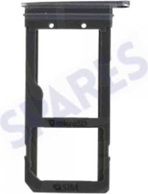 Actual product image Samsung Galaxy S7 Edge SIM tray black (SIM holder, Galaxy S7 Edge)